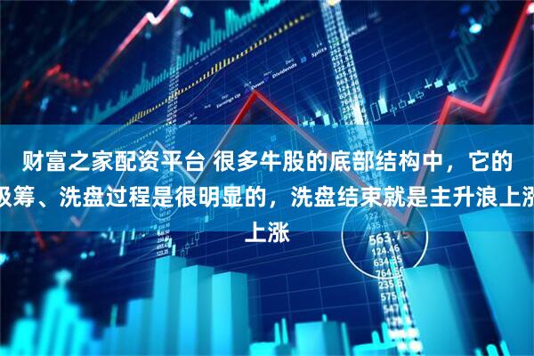 财富之家配资平台 很多牛股的底部结构中，它的吸筹、洗盘过程是很明显的，洗盘结束就是主升浪上涨